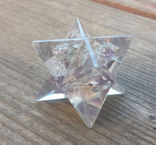 Load image into Gallery viewer, ORGONE AMETHYST Gemstone Merkaba Star Orgone