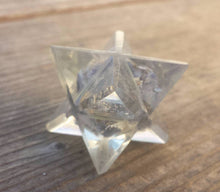 Load image into Gallery viewer, ORGONE BLUE AVENTURINE Gemstone Merkaba Star Orgone