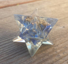 Load image into Gallery viewer, ORGONE LAPIS LAZULI Gemstone Merkaba Star Orgone