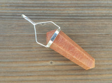 Load image into Gallery viewer, Natural RED AVENTURINE Crystal D - Point Pendant Gemstone