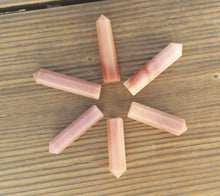 Load image into Gallery viewer, NATURAL PINK AVENTURINE Single Terminated Gemstone Crystal Pencil Point (One)