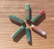 Load image into Gallery viewer, NATURAL BLOODSTONE Single Terminated Gemstone Crystal Pencil Point (One)