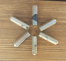 Load image into Gallery viewer, NATURAL PYRITE Single Terminated Gemstone Crystal Pencil Point (One)