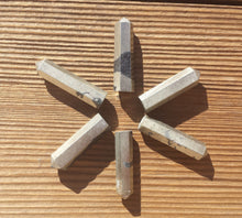 Load image into Gallery viewer, NATURAL PYRITE Single Terminated Gemstone Crystal Pencil Point (One)