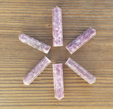 Load image into Gallery viewer, NATURAL LEPIDOLITE Single Terminated Gemstone Crystal Pencil Point (One)