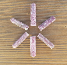 Load image into Gallery viewer, NATURAL LEPIDOLITE Single Terminated Gemstone Crystal Pencil Point (One)