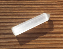 Load image into Gallery viewer, NATURAL SELENITE Single Terminated Gemstone Crystal Pencil Point (One)