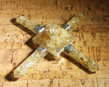 Load image into Gallery viewer, CITRINE ORGONE 4 Point Gemstone Energy Generator