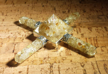 Load image into Gallery viewer, CITRINE ORGONE 4 Point Gemstone Energy Generator