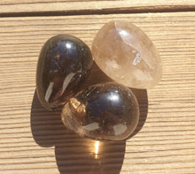 Load image into Gallery viewer, SMOKEY QUARTZ EGG Natural Stone Hand Carved Gemstone Egg