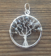 Load image into Gallery viewer, SMOKEY QUARTZ Tree Of Life Wire Wrapped Pendant Stone Natural Gemstone