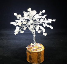 Load image into Gallery viewer, Natural ROSE QUARTZ Gemstone Chip Tree With 100 Stones Crystal Tree Of Life