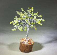 Load image into Gallery viewer, Natural PERIDOT Gemstone Chip Tree With 100 Stones Crystal Tree Of Life