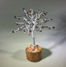 Load image into Gallery viewer, Natural SMOKEY QUARTZ Gemstone Chip Tree With 100 Stones Crystal Tree Of Life