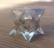 Load image into Gallery viewer, ORGONE LABRADORITE Gemstone Merkaba Star Orgone