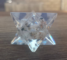 Load image into Gallery viewer, ORGONE RAINBOW MOONSTONE Gemstone Merkaba Star Orgone