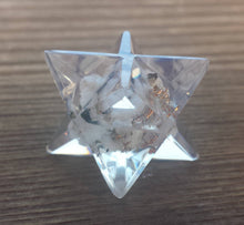 Load image into Gallery viewer, ORGONE RAINBOW MOONSTONE Gemstone Merkaba Star Orgone