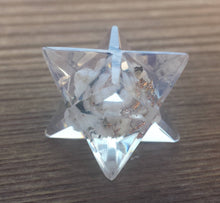 Load image into Gallery viewer, ORGONE RAINBOW MOONSTONE Gemstone Merkaba Star Orgone