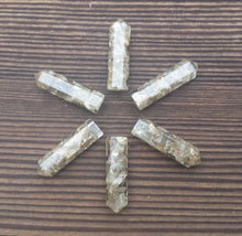 Load image into Gallery viewer, LABRADORITE ORGONE Single Terminated Gemstone Crystal Pencil Point (One)