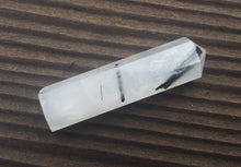 Load image into Gallery viewer, NATURAL TOURMALATED QUARTZ Single Terminated Gemstone Crystal Pencil Point (One)