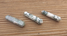 Load image into Gallery viewer, NATURAL TREE AGATE Double Terminated Gemstone Crystal Pencil Point (One)