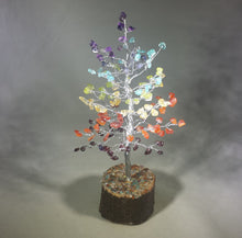 Load image into Gallery viewer, Natural 7 CHAKRA Gemstone Chip Tree With 150 Stones Crystal Tree Of Life