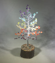 Load image into Gallery viewer, Natural 7 CHAKRA Gemstone Chip Tree With 150 Stones Crystal Tree Of Life