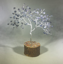 Load image into Gallery viewer, Natural IOLITE Gemstone Chip Tree With 150 Stones Crystal Tree Of Life