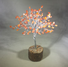 Load image into Gallery viewer, Natural CARNELIAN Gemstone Chip Tree With 150 Stones Crystal Tree Of Life