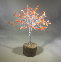 Load image into Gallery viewer, Natural CARNELIAN Gemstone Chip Tree With 150 Stones Crystal Tree Of Life