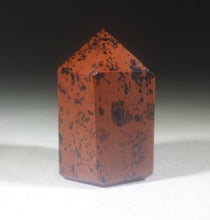 Load image into Gallery viewer, NATURAL  MAHOGANY OBSIDIAN Carved Faceted Point Gemstone Crystal Point