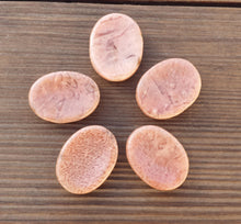 Load image into Gallery viewer, PEACH MOONSTONE Worry Stone Natural Stone Hand Carved Gemstone Worry Stone