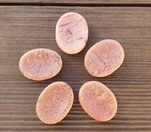 Load image into Gallery viewer, PEACH MOONSTONE Worry Stone Natural Stone Hand Carved Gemstone Worry Stone