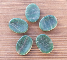 Load image into Gallery viewer, JADE Worry Stone Natural Stone Hand Carved Gemstone Worry Stone