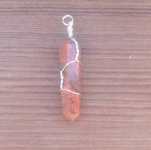 Load image into Gallery viewer, UNAKITE Wire Wrapped Double Point Pendant Stone Natural Gemstone