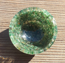 Load image into Gallery viewer, GREEN JADE 2" Orgone Bowl