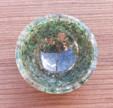 Load image into Gallery viewer, GREEN JADE 2" Orgone Bowl