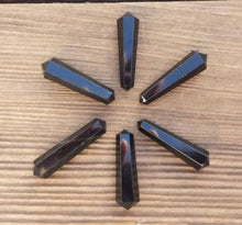 Load image into Gallery viewer, NATURAL OBSIDIAN Double Terminated Gemstone Crystal Pencil Point (One)