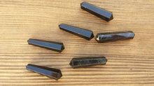 Load image into Gallery viewer, NATURAL OBSIDIAN Double Terminated Gemstone Crystal Pencil Point (One)
