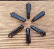 Load image into Gallery viewer, NATURAL OBSIDIAN Double Terminated Gemstone Crystal Pencil Point (One)