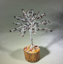 Load image into Gallery viewer, Natural SMOKEY QUARTZ Gemstone Chip Tree With 100 Stones Crystal Tree Of Life
