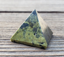 Load image into Gallery viewer, DRAGON STONE natural small gemstone crystal pyramid 20-22