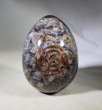 Load image into Gallery viewer, Large (70-75mm) BLUE AVENTURINE Orgone Gemstone Egg