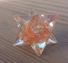 Load image into Gallery viewer, ORGONE CARNELIAN Gemstone Merkaba Star Orgone
