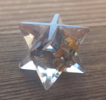 Load image into Gallery viewer, ORGONE TIGER EYE Gemstone Merkaba Star Orgone