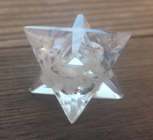 Load image into Gallery viewer, ORGONE SELENITE Gemstone Merkaba Star Orgone
