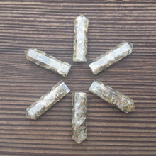 Load image into Gallery viewer, LABRADORITE ORGONE Single Terminated Gemstone Crystal Pencil Point (One)