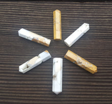 Load image into Gallery viewer, NATURAL FOSSIL JASPER Single Terminated Gemstone Crystal Pencil Point (One)