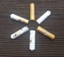 Load image into Gallery viewer, NATURAL FOSSIL JASPER Single Terminated Gemstone Crystal Pencil Point (One)