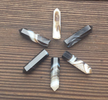 Load image into Gallery viewer, NATURAL SOLOMON AGATE Single Terminated Gemstone Crystal Pencil Point (One)
